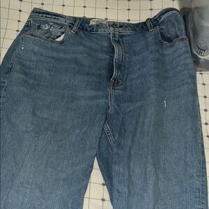 Abercrombie & Fitch Straight Leg Blue Jeans